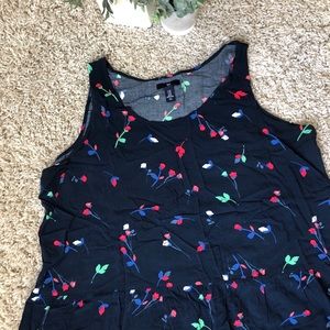 GAP Floral Tank; business casual. Size XL